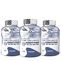Naturyz Imported Icelandic COD Liver Oil Capsules with Natural Omega 3 (EPA &amp; DHA),Rich in Vitamin D &amp; A,Mercury Free,Immunity,Skin,Eye,Muscle &amp; Joint Health - 300 Softgels (100 Softgels Pack of 3)