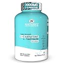 NATURYZ Triple Strength L-Carnitine L-Tartrate 2000MG Converts Fat into Energy | Cellular Energy & Endurance | Athletic Performance | Cutting Supplement - 60 Tablets