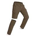 NATUVENIX Mens Hiking Pants Convertible Quick Dry Lightweight Travel Pants