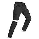 NATUVENIX Mens Hiking Pants Convertible Quick Dry Lightweight Travel Pants