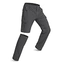 NATUVENIX Mens Hiking Pants Convertible Quick Dry Lightweight Travel Pants