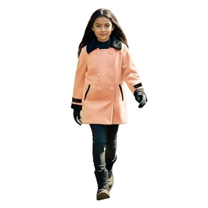 Naughty Ninos Girls Polyester Regular A-Line Coat