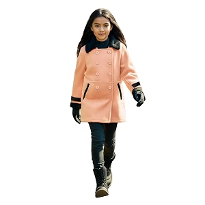 Naughty Ninos Girls Polyester Regular A-Line Coat