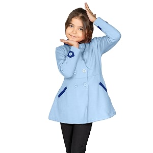 Naughty Ninos Girls Polyester Standard Pea Coat
