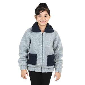 Naughty Ninos Girls Polyester Standard Pea Coat