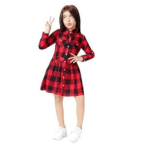 Naughty Ninos Girls Shirt Dress Above The