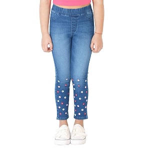 Naughty Ninos Girls Blue Denim JeggingsNN00011JGG Blue
