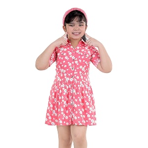 Naughty Ninos Girls Knee Length Casual Dress