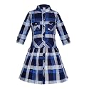 Naughty Nios Girls Shirt Dress NN00382DRS Red