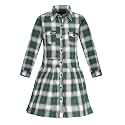 Naughty Nios Girls Shirt Dress NN00382DRS Red