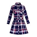 Naughty Nios Girls Shirt Dress NN00382DRS Red