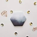 Nautankishaala Ombre Hexagonal Sticky Note Self Adhesive Memo Pad Sticky Notes Bookmark Point It Marker Memo Sticker