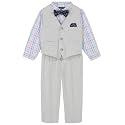 Nautica Baby Boys 4-piece Suit Set with Dress Shirt, Vest, Pants, and Tie