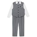 Nautica Baby Boys 4-piece Suit Set with Dress Shirt, Vest, Pants, and Tie