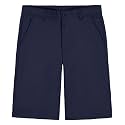 Nautica Boys' School Uniform Flat Front Twill Short