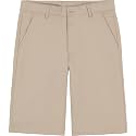 Nautica Boys' School Uniform Flat Front Twill Short