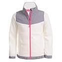 Nautica Girls' Full-Zip Fleece Jacket, Signature Logo Design, Lightweight &amp; Wind Resistant