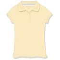 Nautica Girls' School Uniform Short Sleeve Polo Shirt, Button Closure, Soft Pique Fabric