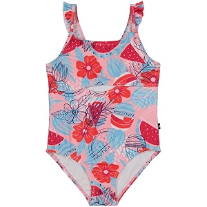 Nautica Girls One-Piece Swimsuit with UPF 50