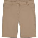 Nautica Girls School Uniform Bermuda Shorts, Pull-on Fit, Stretchy Material, Functional Pockets