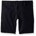 Nautica Girls School Uniform Bermuda Shorts, Pull-on Fit, Stretchy Material, Functional Pockets