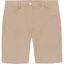 Nautica Girls School Uniform Bermuda Shorts, Pull-on Fit, Stretchy Material, Functional Pockets