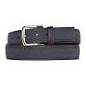 Nautica Men's Casual Leather Belt | Everyday | Classic | Pants | Jeans | Khakis | Chinos | Metal Buckle