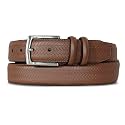 Nautica Men's Casual Leather Belt | Everyday | Classic | Pants | Jeans | Khakis | Chinos | Metal Buckle
