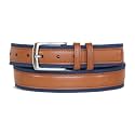 Nautica Men's Casual Leather Belt | Everyday | Classic | Pants | Jeans | Khakis | Chinos | Metal Buckle