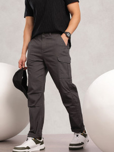 NAUTICA Regular Fit Men Grey Trousers