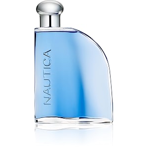 nautica blue sail eau de toilette for men  long lasting fresh aquatic citrus cologne  orange zest bergamot blue cypress juniper berry  sandalwood amp vetiver woody base  sporty marine mens perfume spray  day to night wear gift  100ml