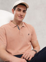 NAUTICA Solid Men Polo Neck Orange T-Shirt