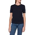 Nautica Women's Short Sleeve Crew Neck Cable Solid Sweater