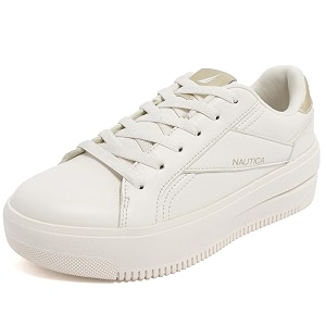 Nautica Women Fashion Sneaker Lace-Up Tennis Casual