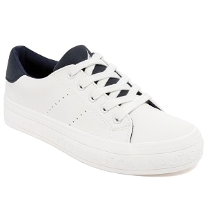 Nautica Women Fashion Sneaker Lace-Up Tennis Casual