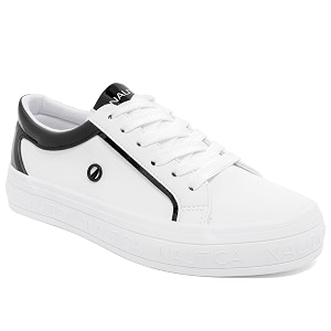 Nautica Women Fashion Sneaker Lace-Up Tennis Casual