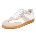 Nautica Womens Fashion Sneaker Classic Casual Shoe with Soft Cushion Comfort and Durable Gum Bottom Outsole - Keota