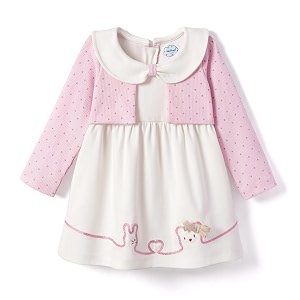 Nautinati Baby Girls 100 Cotton Peterpan Collar