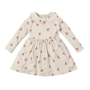Nautinati Baby Girls 100 Cotton Peterpan Collar
