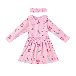 Nautinati Baby Girls 100 Cotton Peterpan Collar