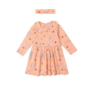 Nautinati Baby Girls 100 Cotton Peterpan Collar