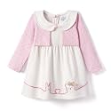 Nautinati Baby Girls 100 Cotton Peterpan Collar