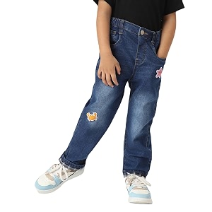 Nautinati Boys Cotton Denim Jeans with Value-Added