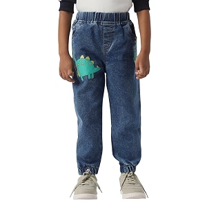 Nautinati Boys Cotton Denim Jeans with Value-Added