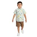 Nautinati Boys Printed Collared Shirt with Shorts