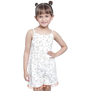 Nautinati Girls Strappy Colourful Jumpsuit Age