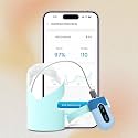 Navam Smart Baby Monitor for 0-2 Years I Bluetooth Wearable Pulse Oximeter with SpO2 Oxygen, Heart Rate.