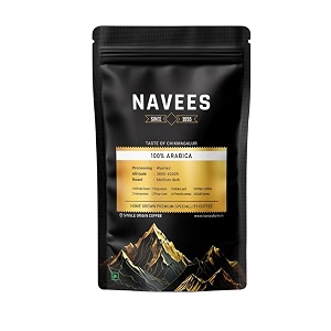 navees coffee  coarse grind for cold brew  100 percent pure arabica coffee powder  medium dark roast  freshly roasted  single origin  0 chicory  delivered straight from our farm  250 gm