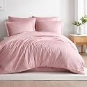 NAVIKA 3 PCs Bedsheet - Pink King