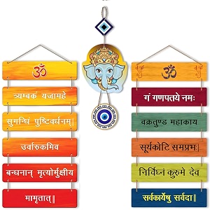 navinya decorative wooden hanging decor - hanging for home dcor - used as a wall decor items for bedroom girls gift items office kitchen living room cafe39s set of 3